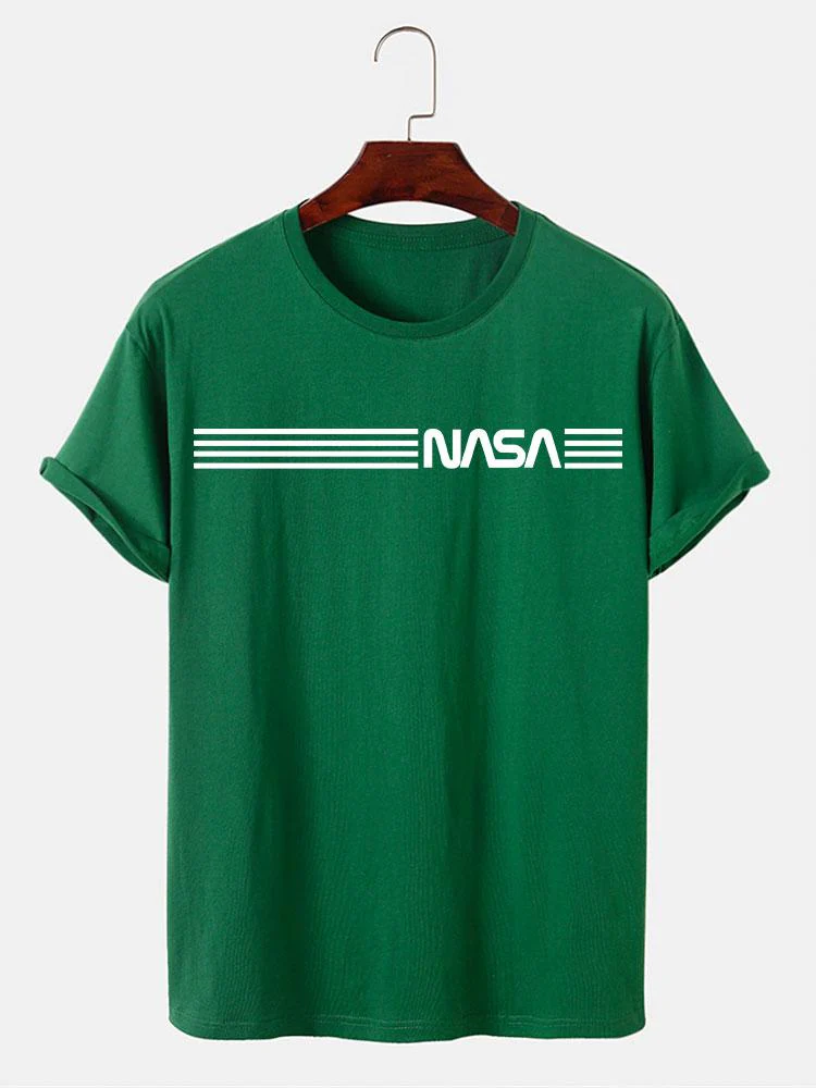 Nasa Streifen Druck T-Shirts - Image 11