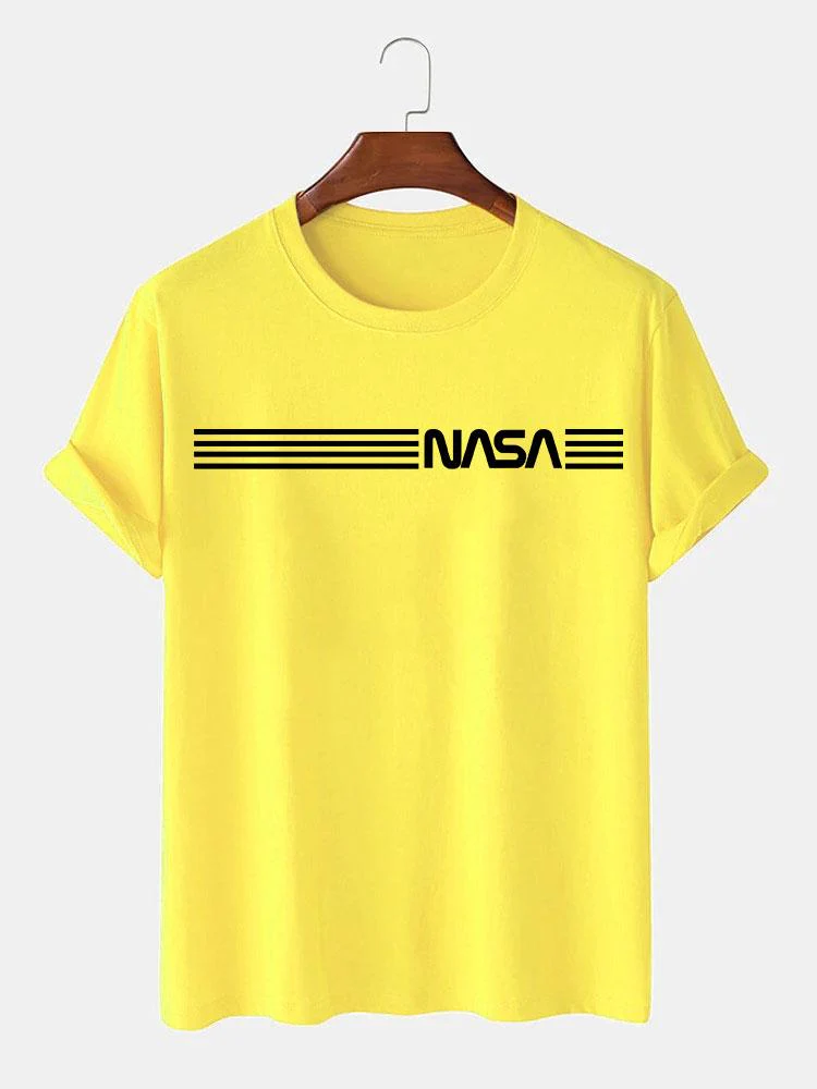 Nasa Streifen Druck T-Shirts - Image 12