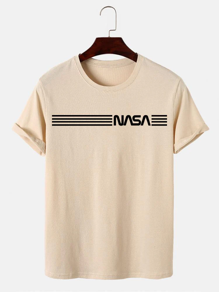 Nasa Streifen Druck T-Shirts - Image 5