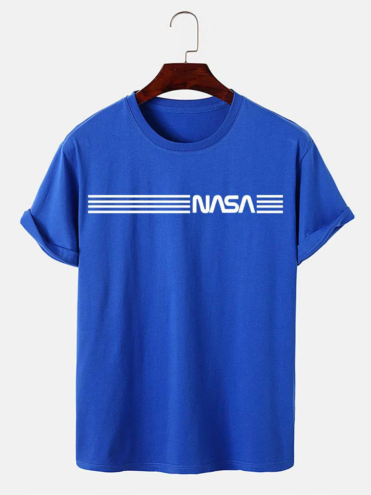 Nasa Streifen Druck T-Shirts - Image 6