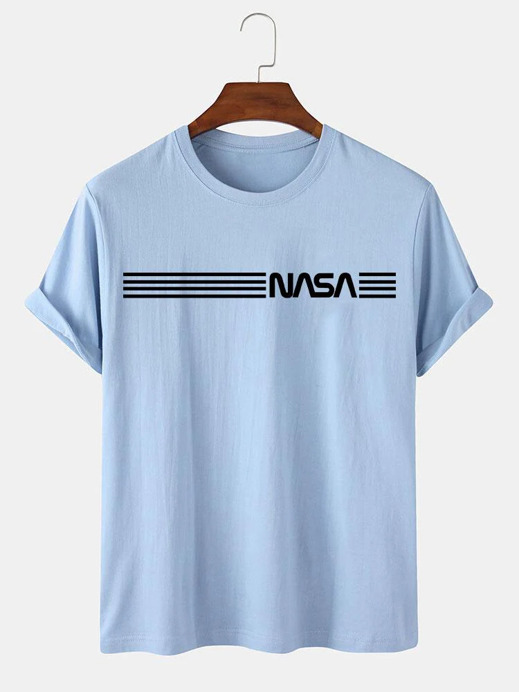 Nasa Streifen Druck T-Shirts - Image 7