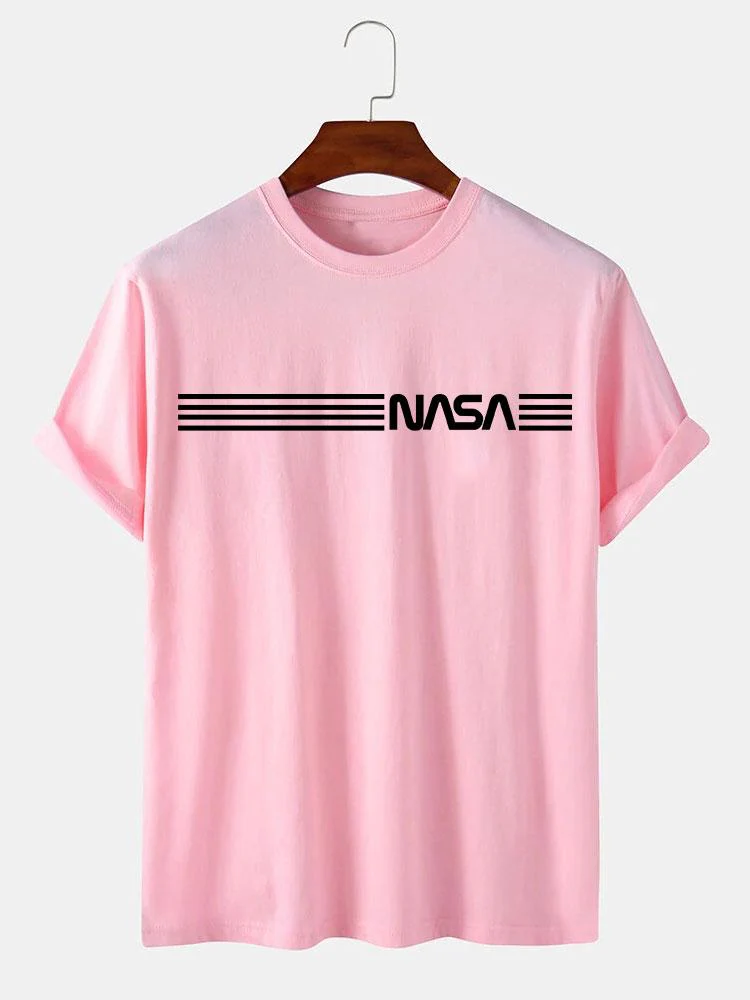 Nasa Streifen Druck T-Shirts - Image 9