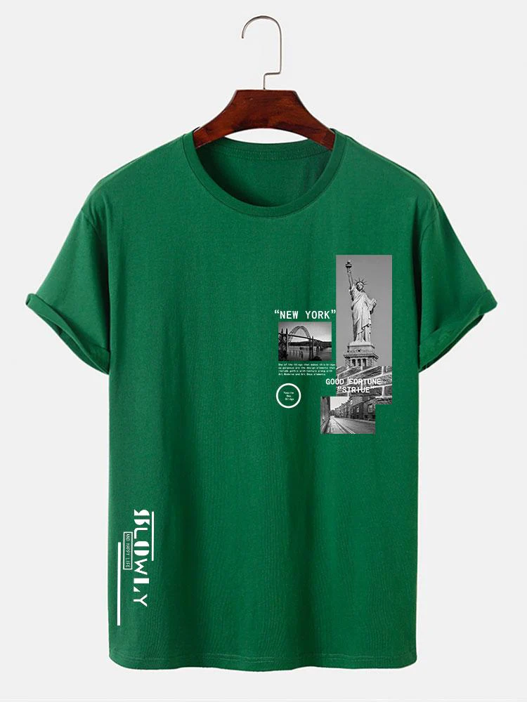 New York Architektur Druck T-Shirt - Image 12