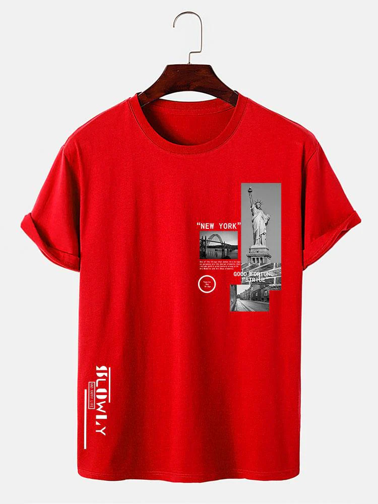 New York Architektur Druck T-Shirt - Image 13