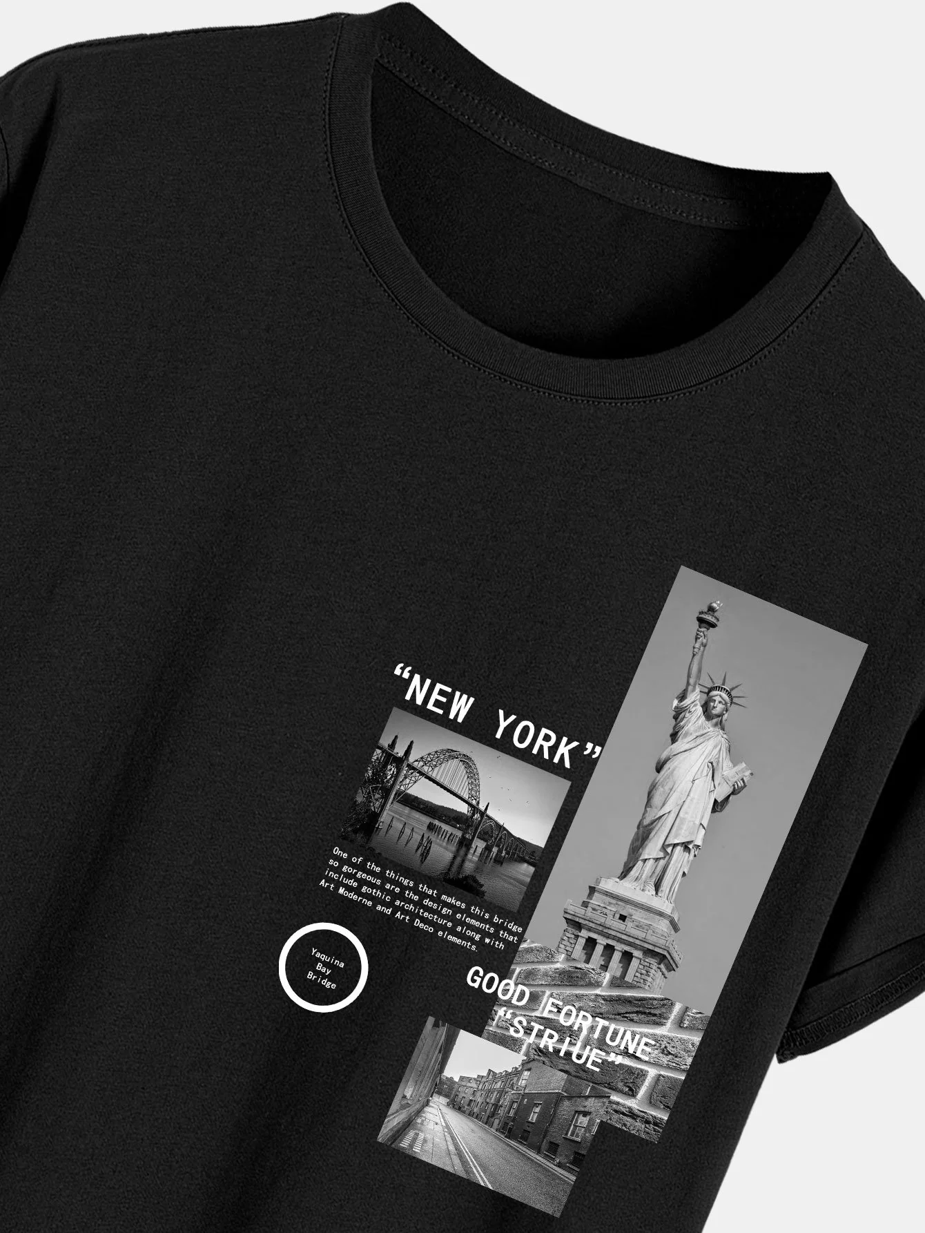 New York Architektur Druck T-Shirt - Image 2