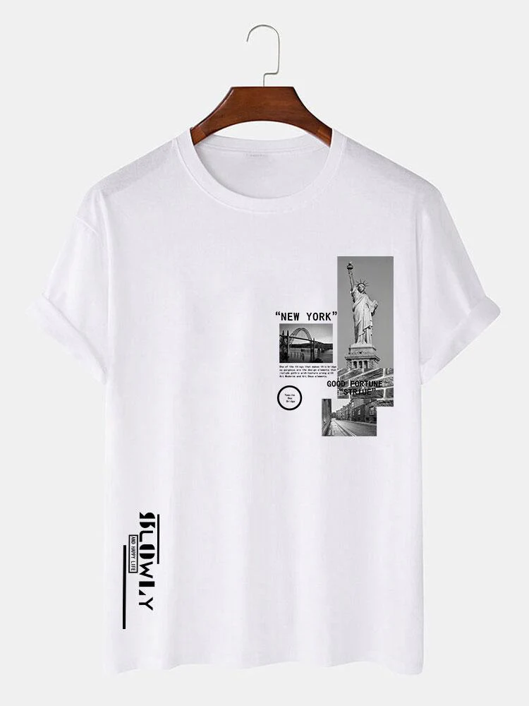 New York Architektur Druck T-Shirt - Image 4