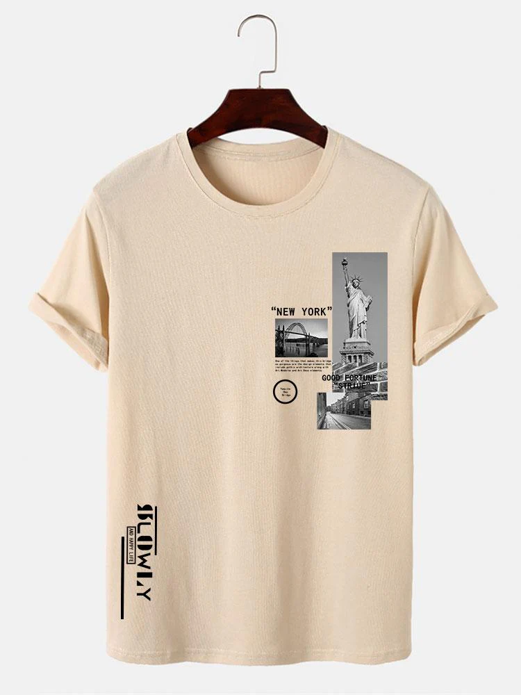 New York Architektur Druck T-Shirt - Image 5
