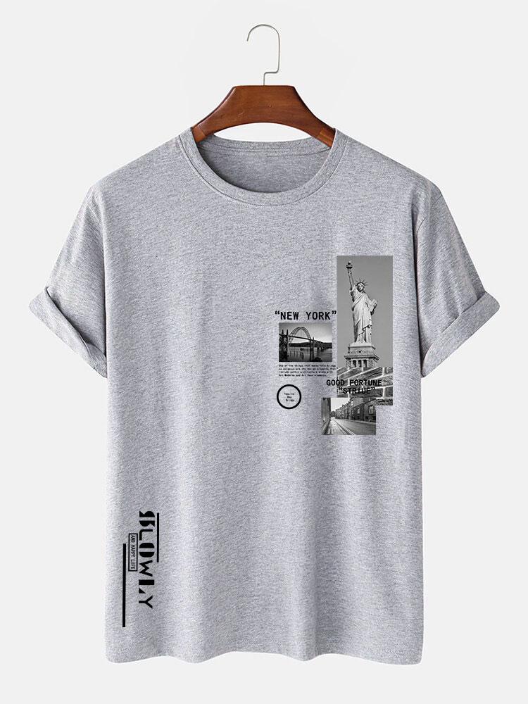 New York Architektur Druck T-Shirt - Image 7