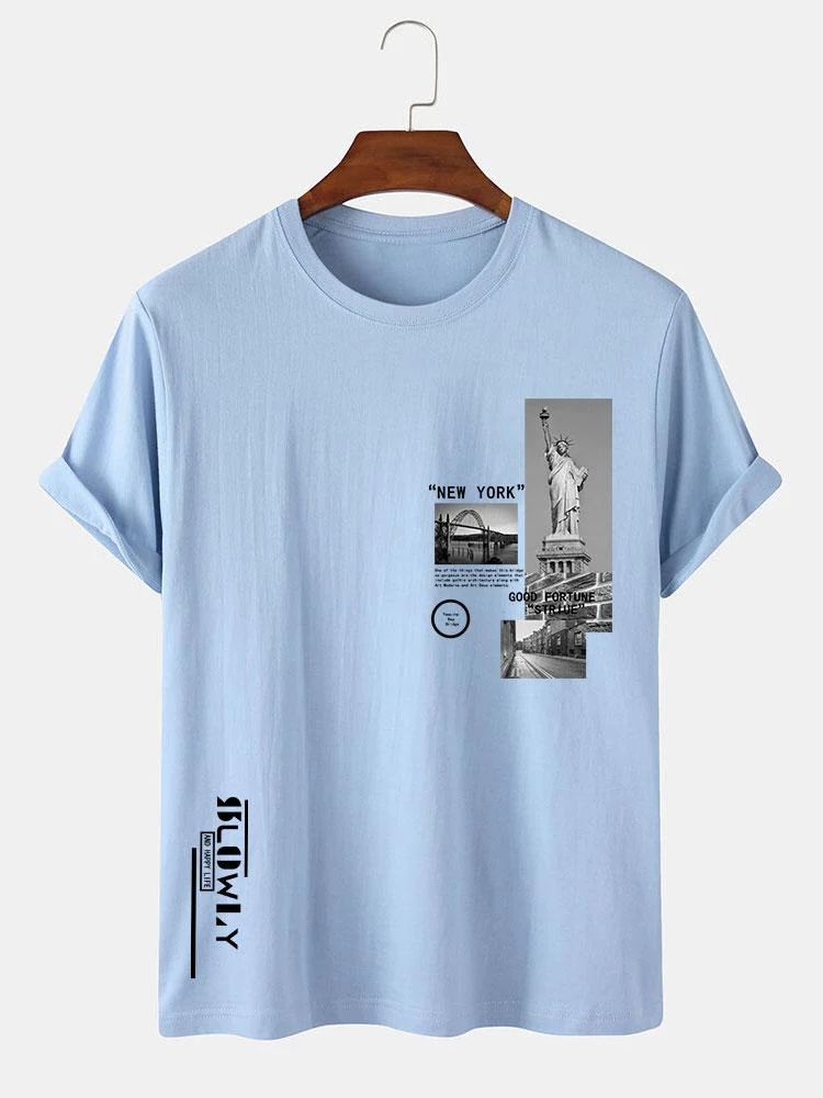 New York Architektur Druck T-Shirt - Image 8
