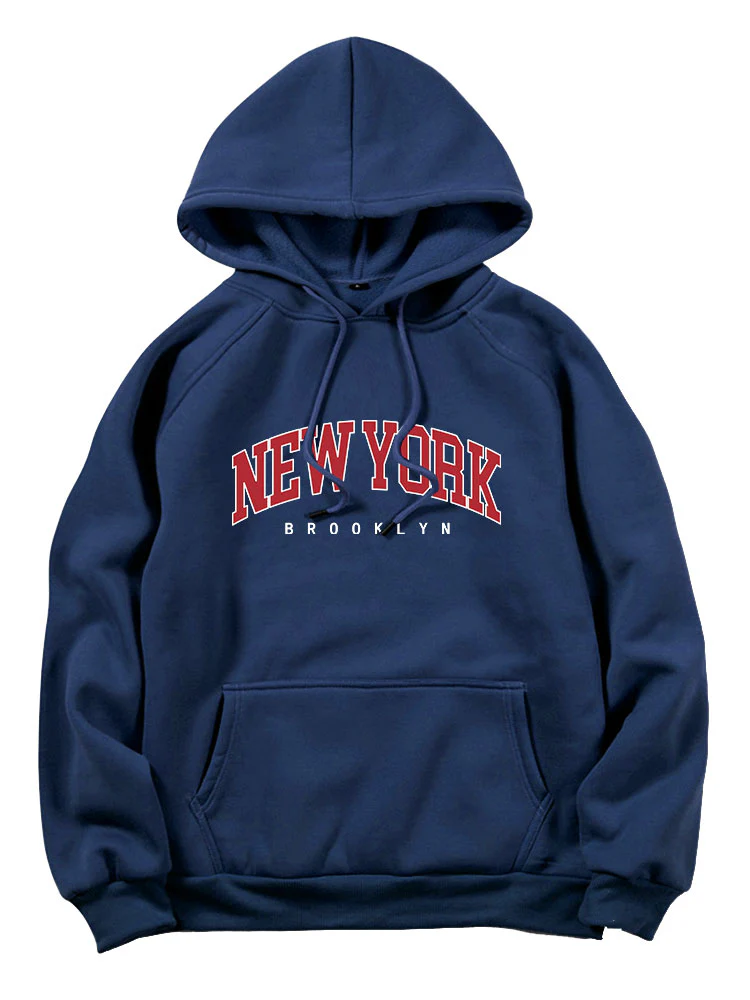 New York Brooklyn Druck Hoodie