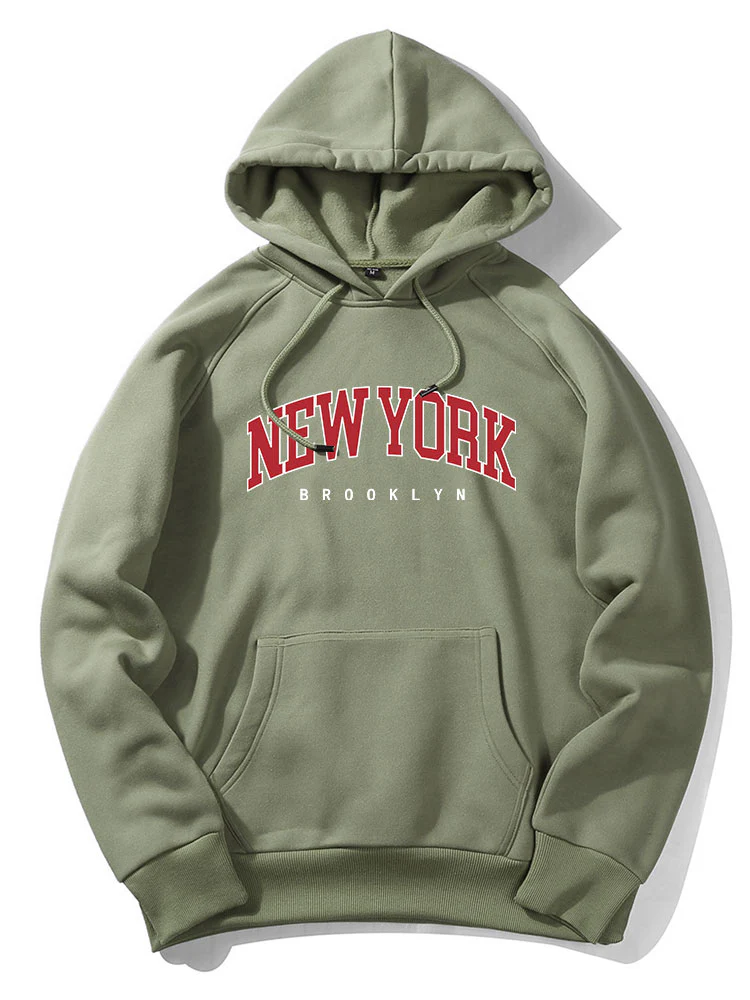 New York Brooklyn Druck Hoodie - Image 10