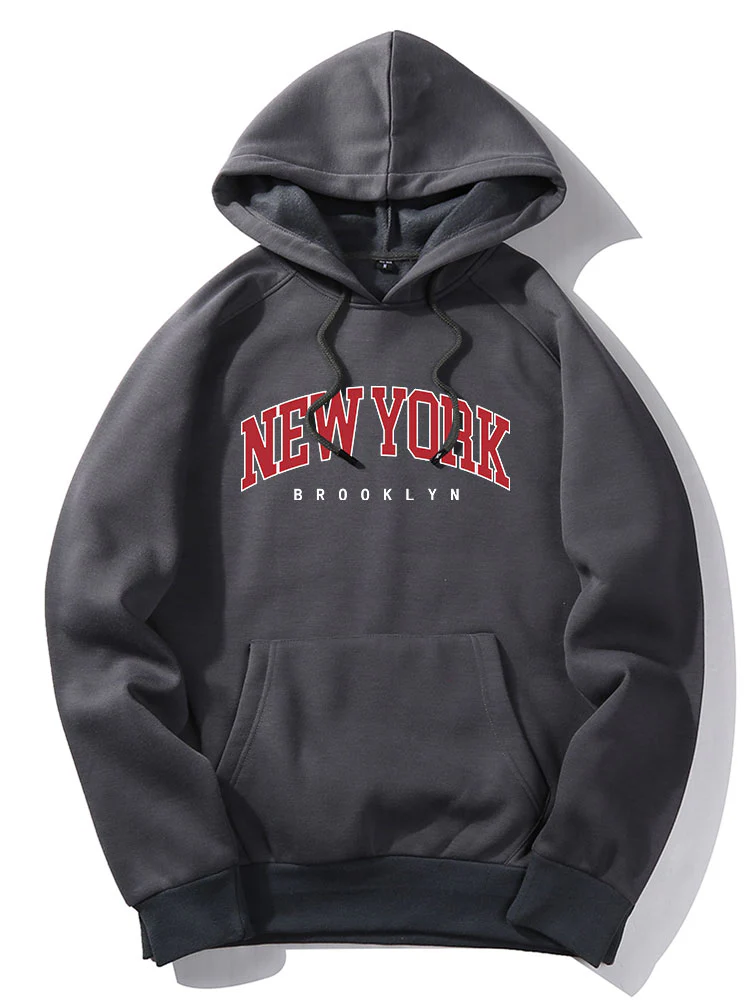 New York Brooklyn Druck Hoodie - Image 11
