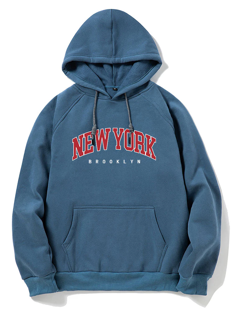 New York Brooklyn Druck Hoodie - Image 12
