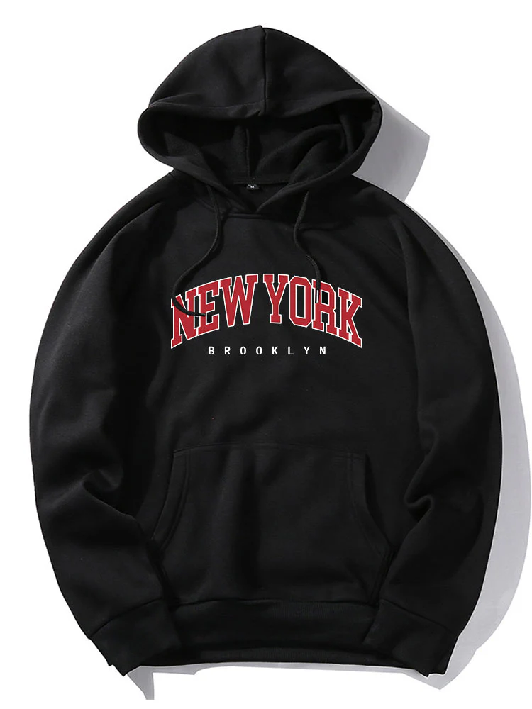 New York Brooklyn Druck Hoodie - Image 2