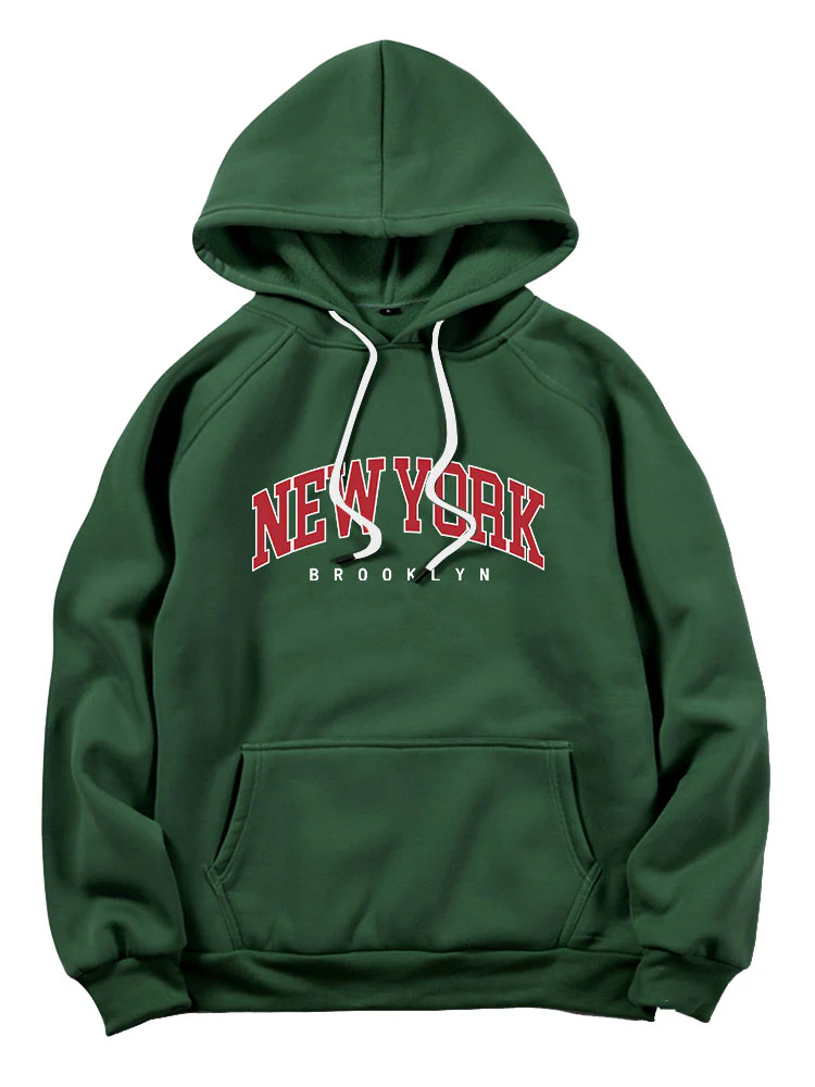 New York Brooklyn Druck Hoodie - Image 7