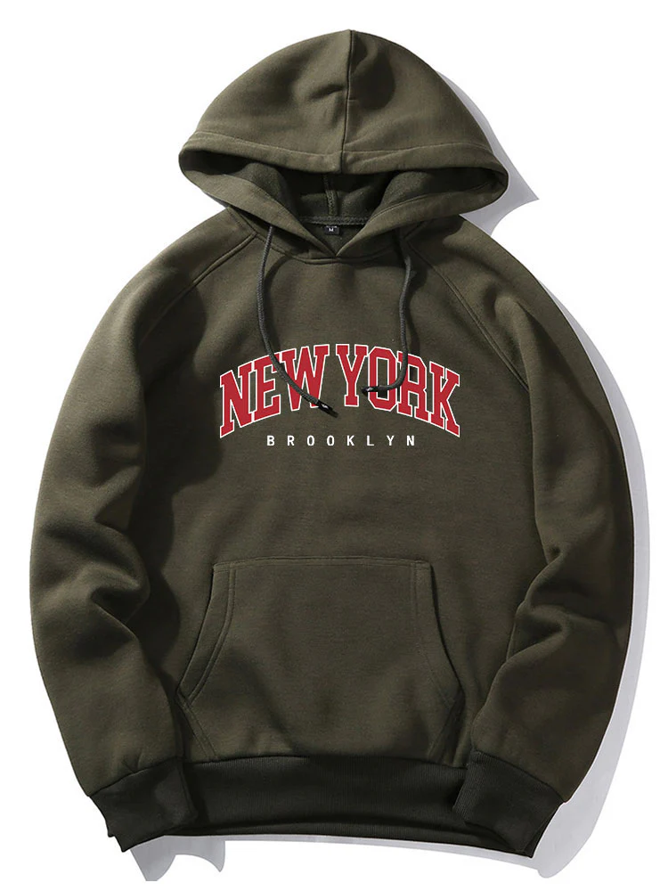 New York Brooklyn Druck Hoodie - Image 8