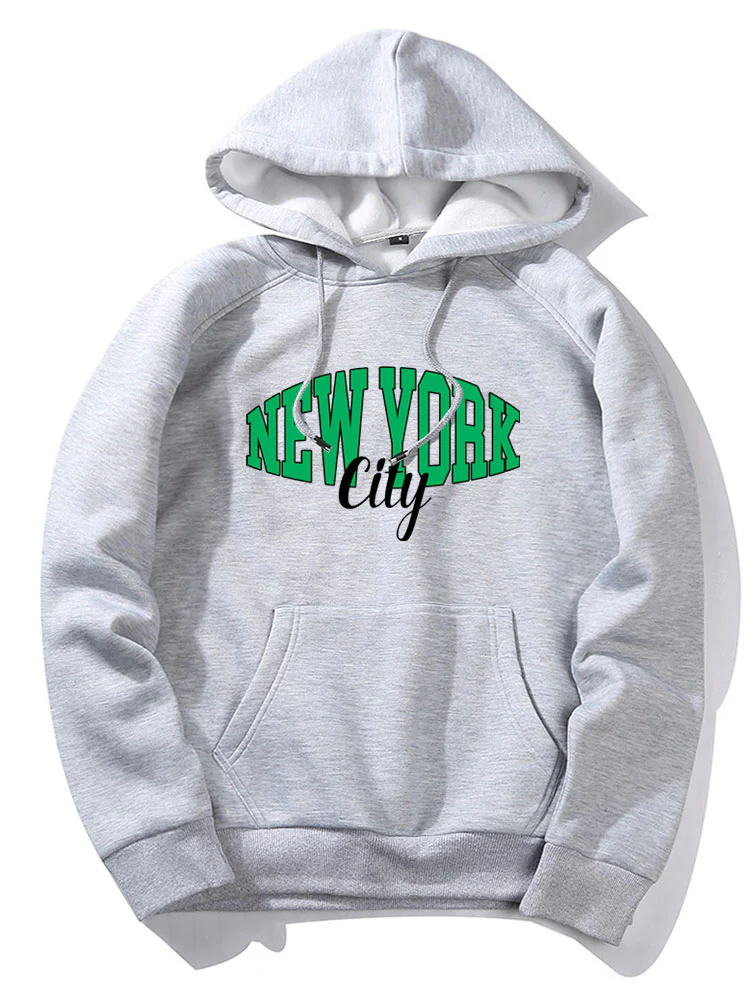 New York City Buchstaben Druck Hoodies - Image 2