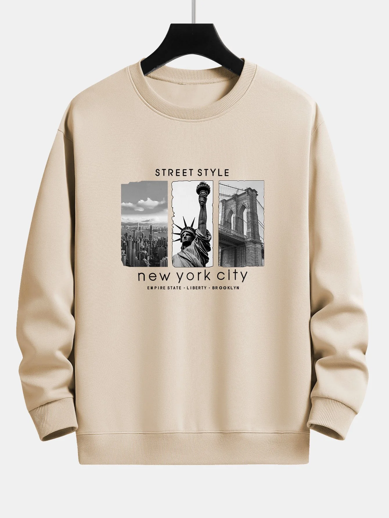 New York City Print Relaxed Fit Sweatshirt - Image 3