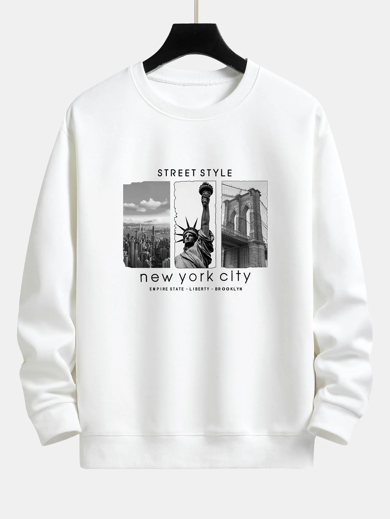 New York City Print Relaxed Fit Sweatshirt - Image 4