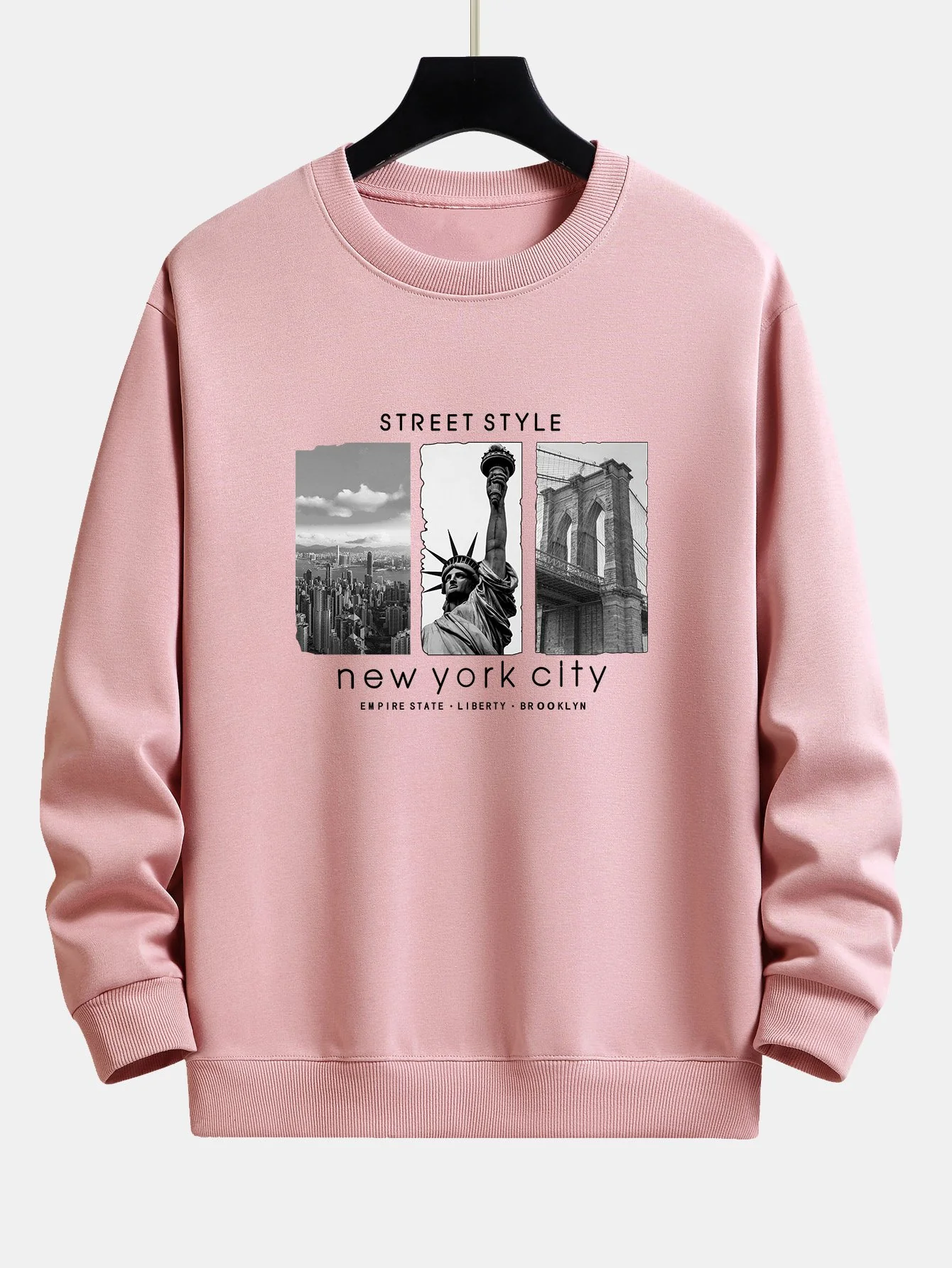 New York City Print Relaxed Fit Sweatshirt - Image 5