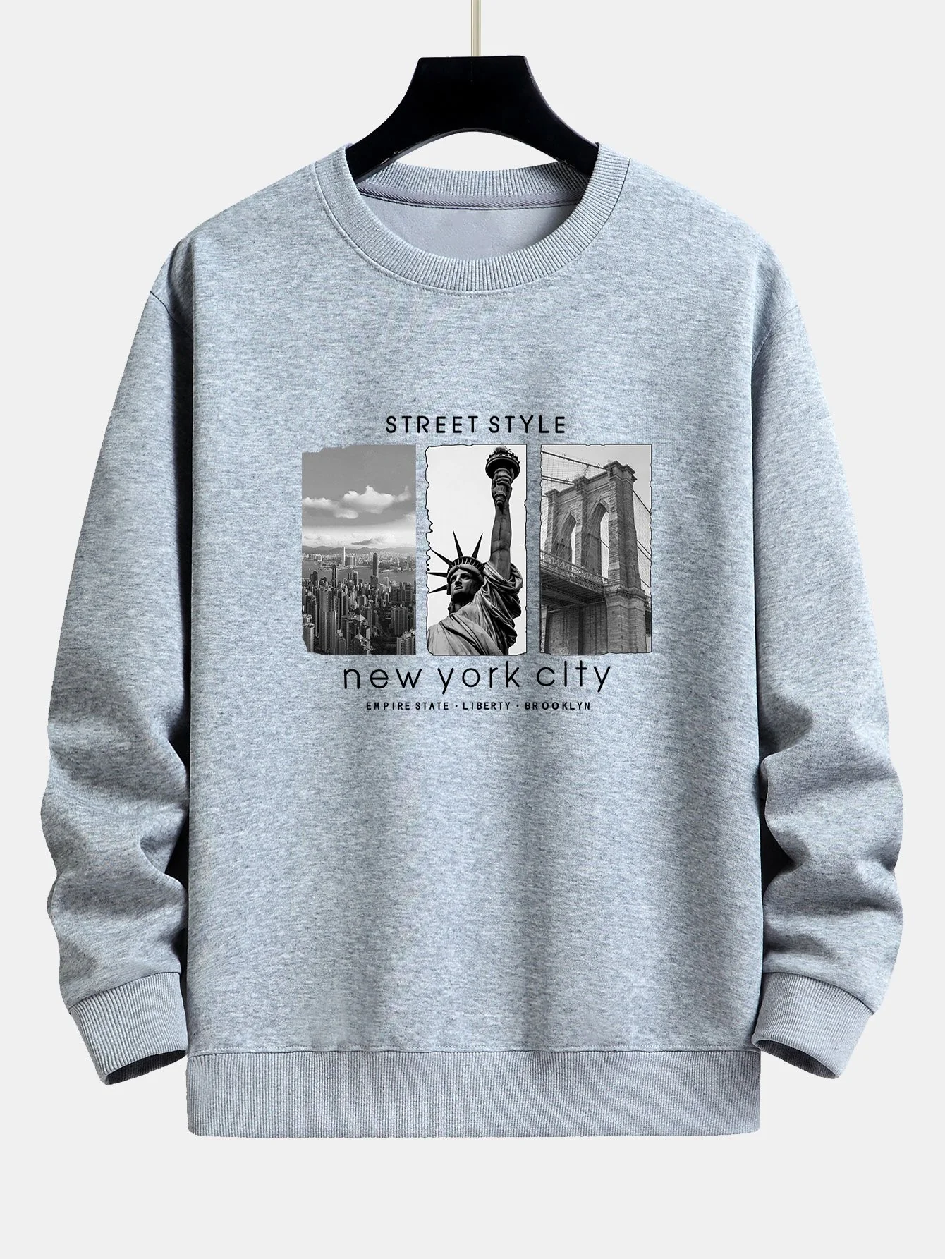 New York City Print Relaxed Fit Sweatshirt - Image 6