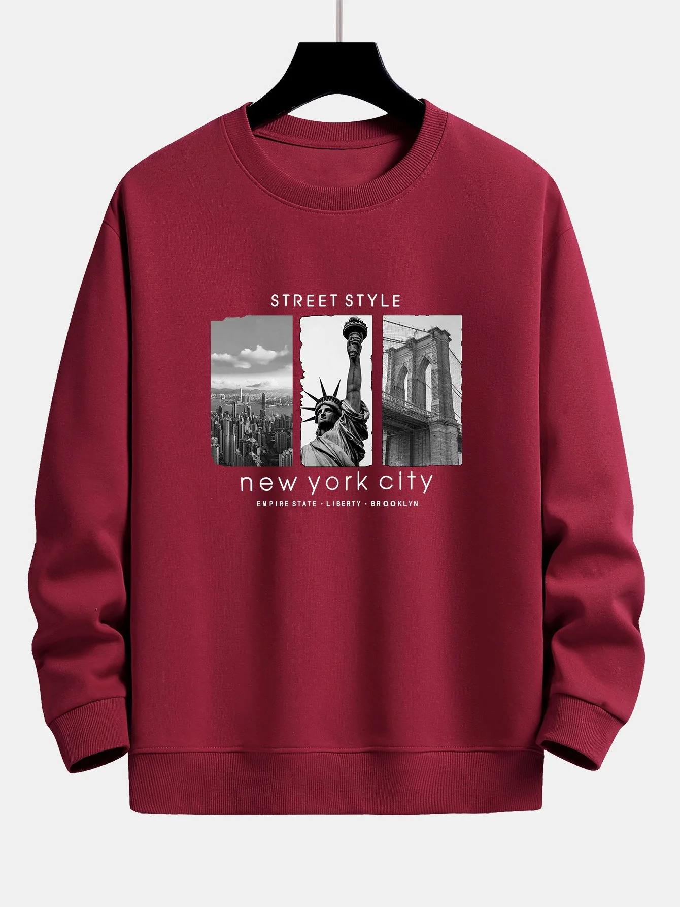 New York City Print Relaxed Fit Sweatshirt - Image 7