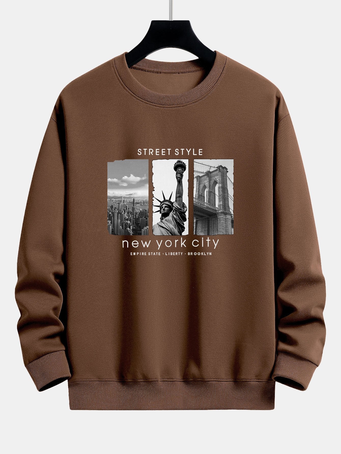 New York City Print Relaxed Fit Sweatshirt - Image 8