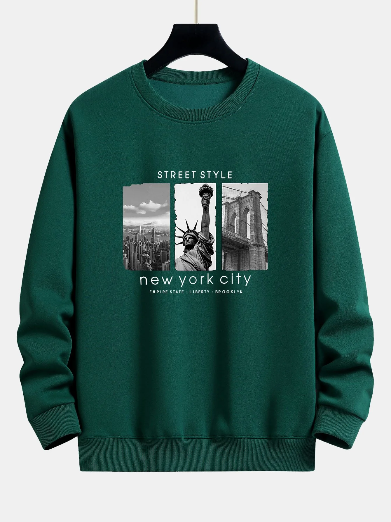New York City Print Relaxed Fit Sweatshirt - Image 9