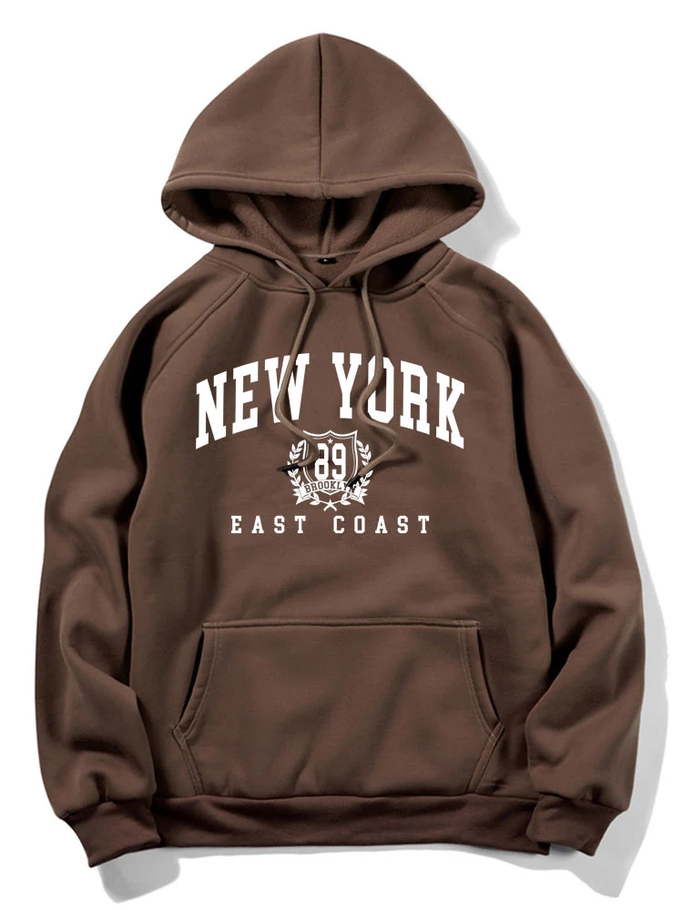 New York East Coast Print Hoodie - Image 4