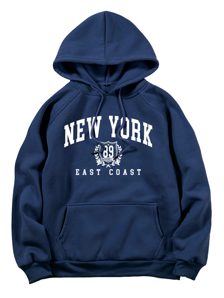 New York East Coast Print Hoodie - Image 6