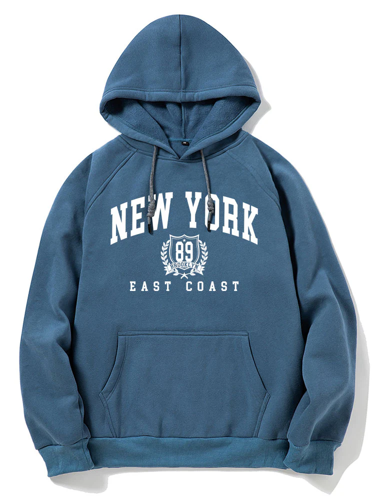 New York East Coast Print Hoodie - Image 9