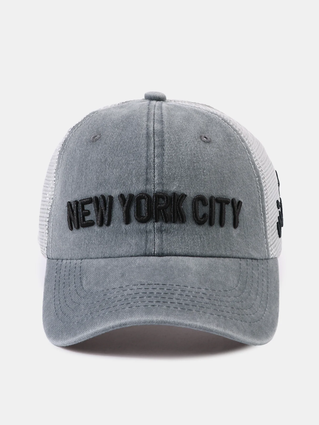 New York Stickerei Mesh Baumwolle Baseballmütze - Image 2