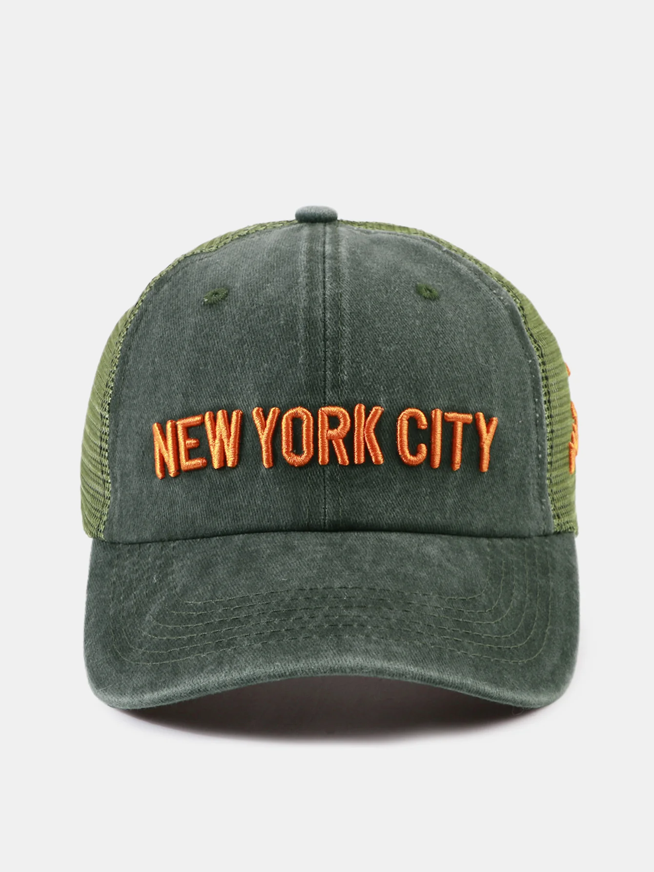 New York Stickerei Mesh Baumwolle Baseballmütze - Image 3