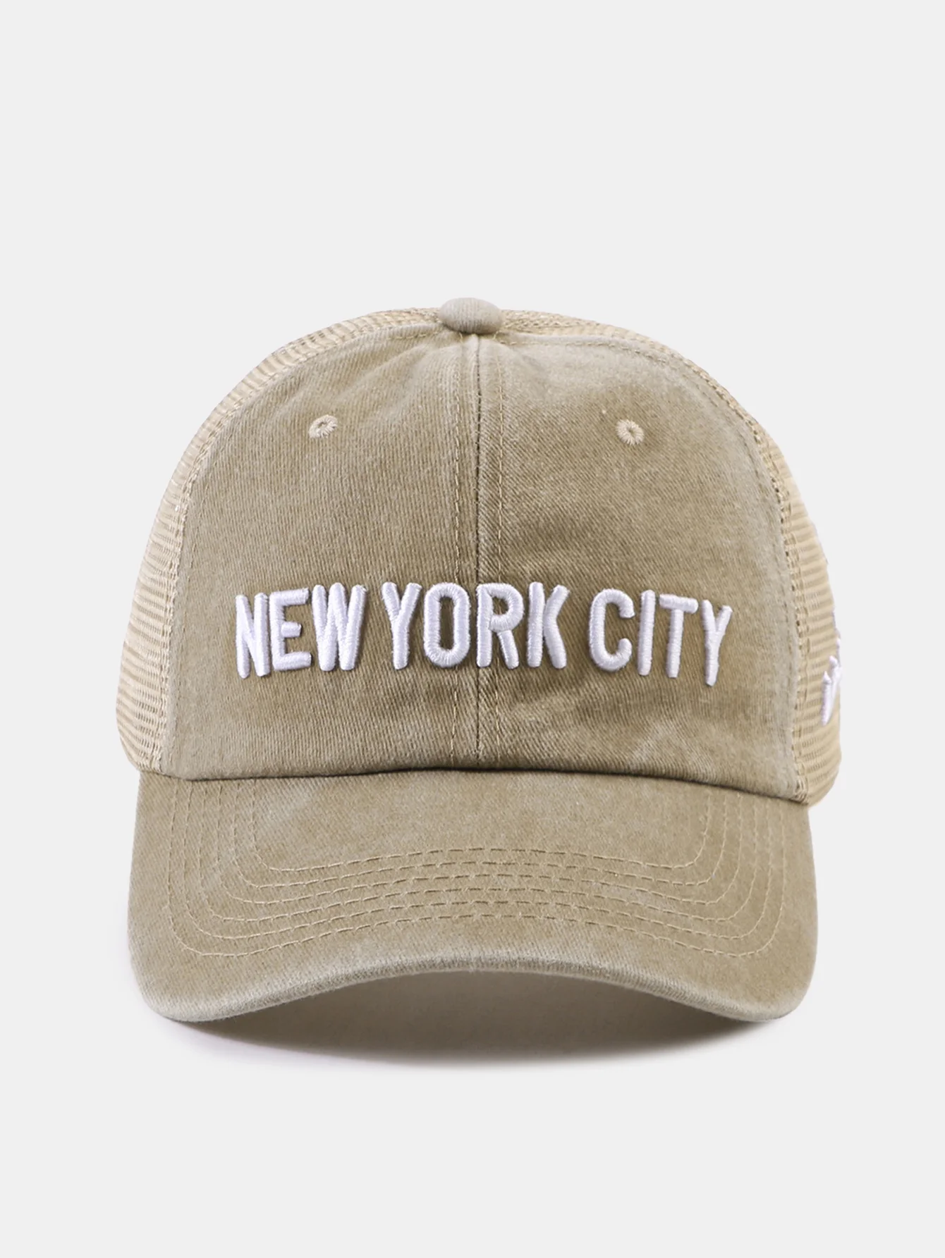 New York Stickerei Mesh Baumwolle Baseballmütze - Image 4