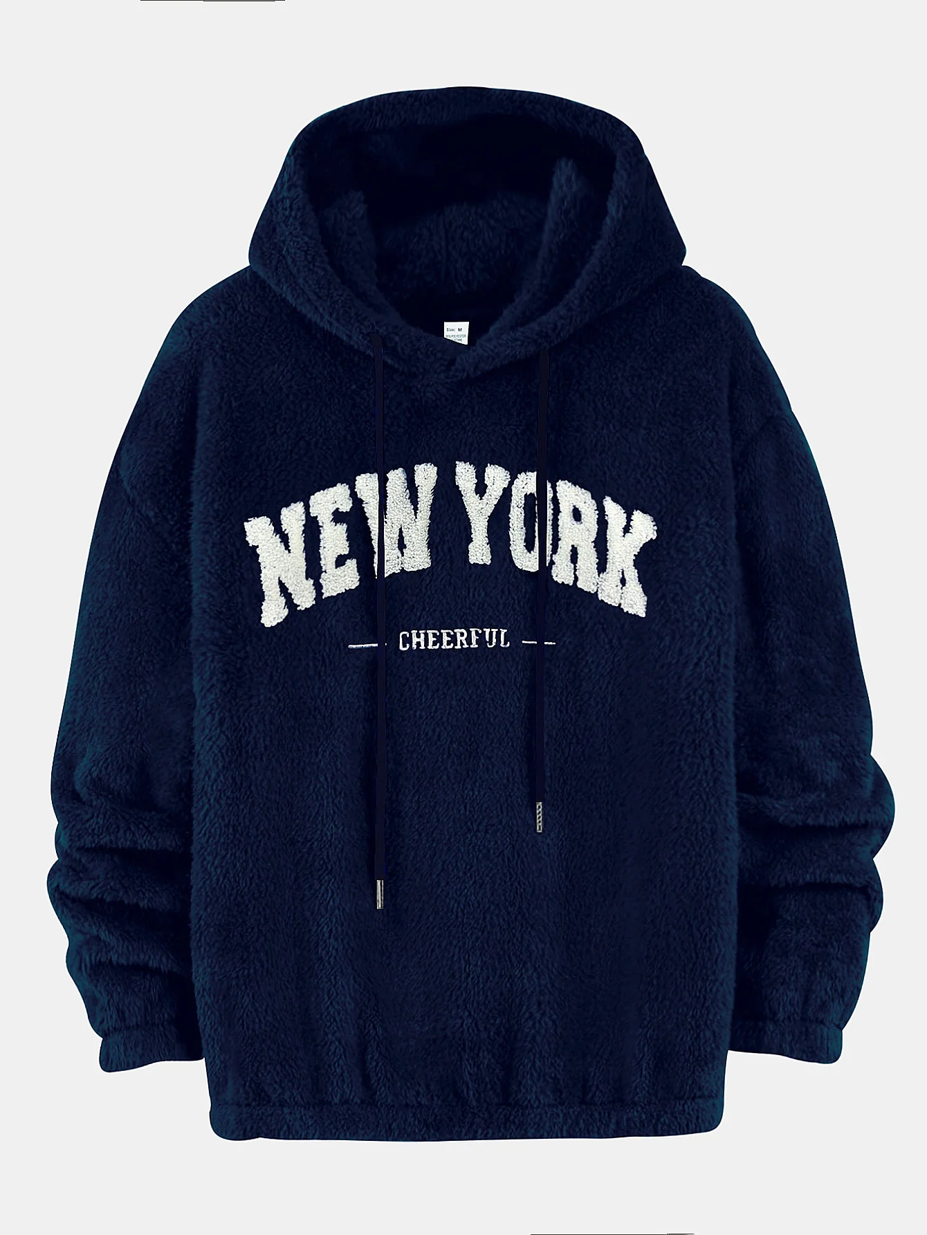 New York bestickter Teddy-Hoodie - Image 5