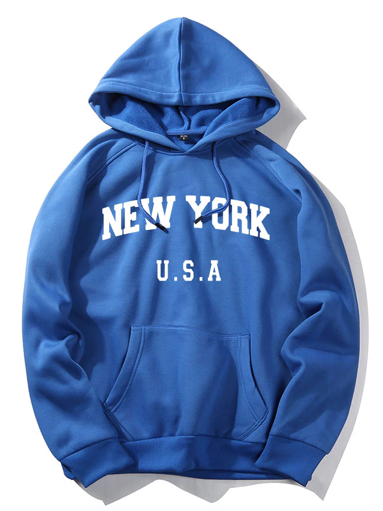 New York Brief Grafik Hoodies - Image 6