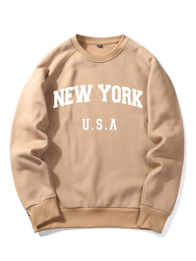 New York Buchstaben Druck Sweatshirt - Image 5