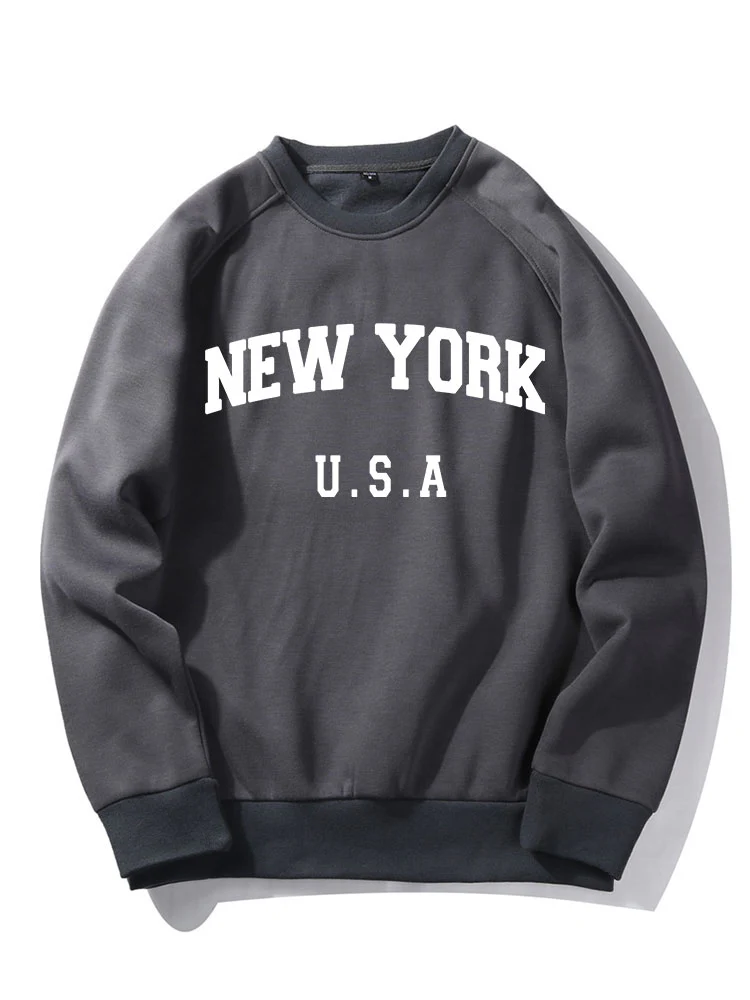 New York Buchstaben Druck Sweatshirt - Image 7