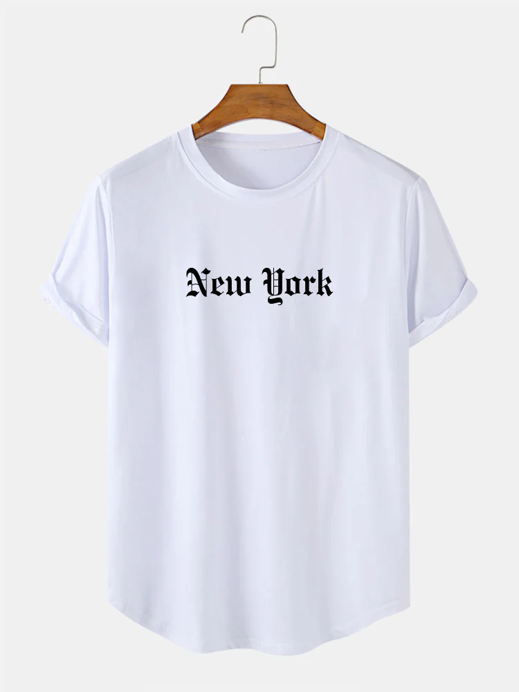 New York Print Arc Hem T-Shirt - Image 2