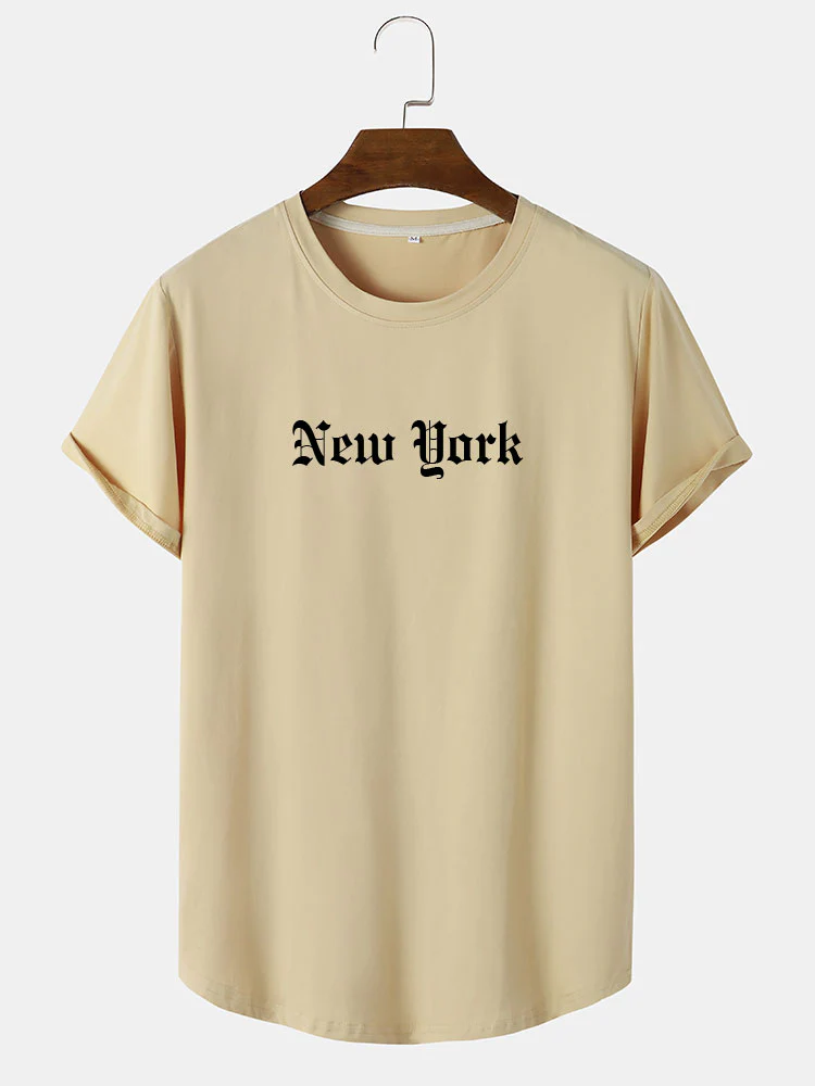 New York Print Arc Hem T-Shirt - Image 3