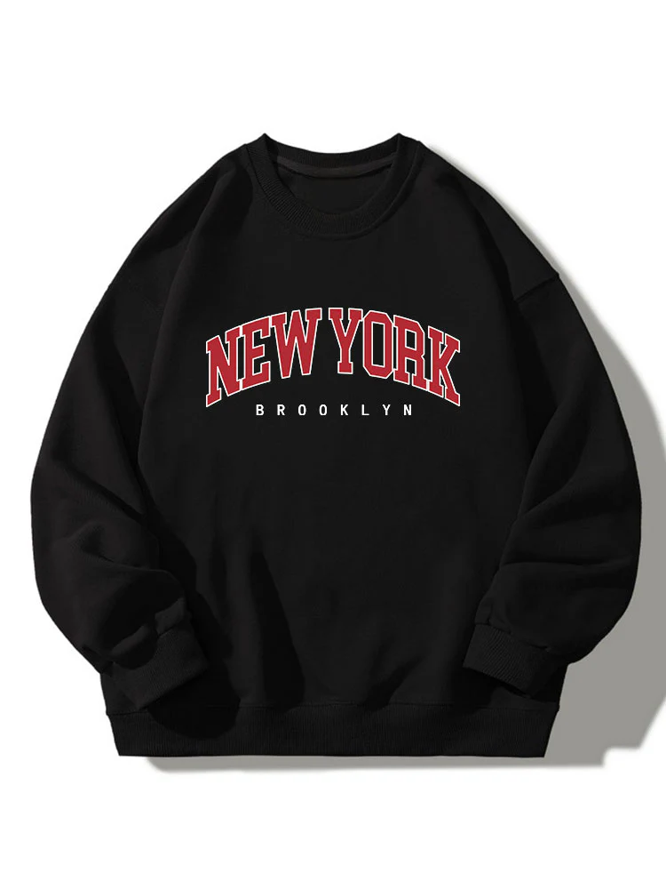 New York Print Rundhals Relaxed Sweatshirt - Image 2
