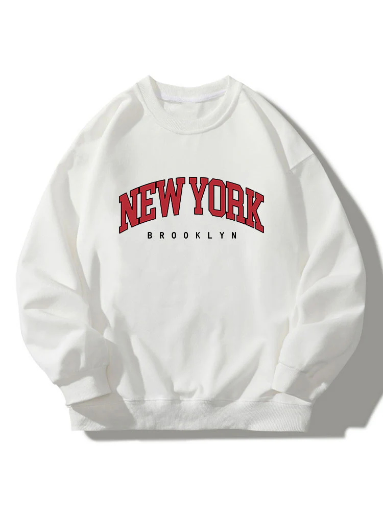 New York Print Rundhals Relaxed Sweatshirt - Image 4
