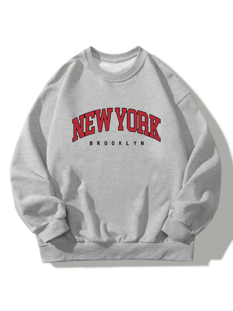 New York Print Rundhals Relaxed Sweatshirt - Image 5