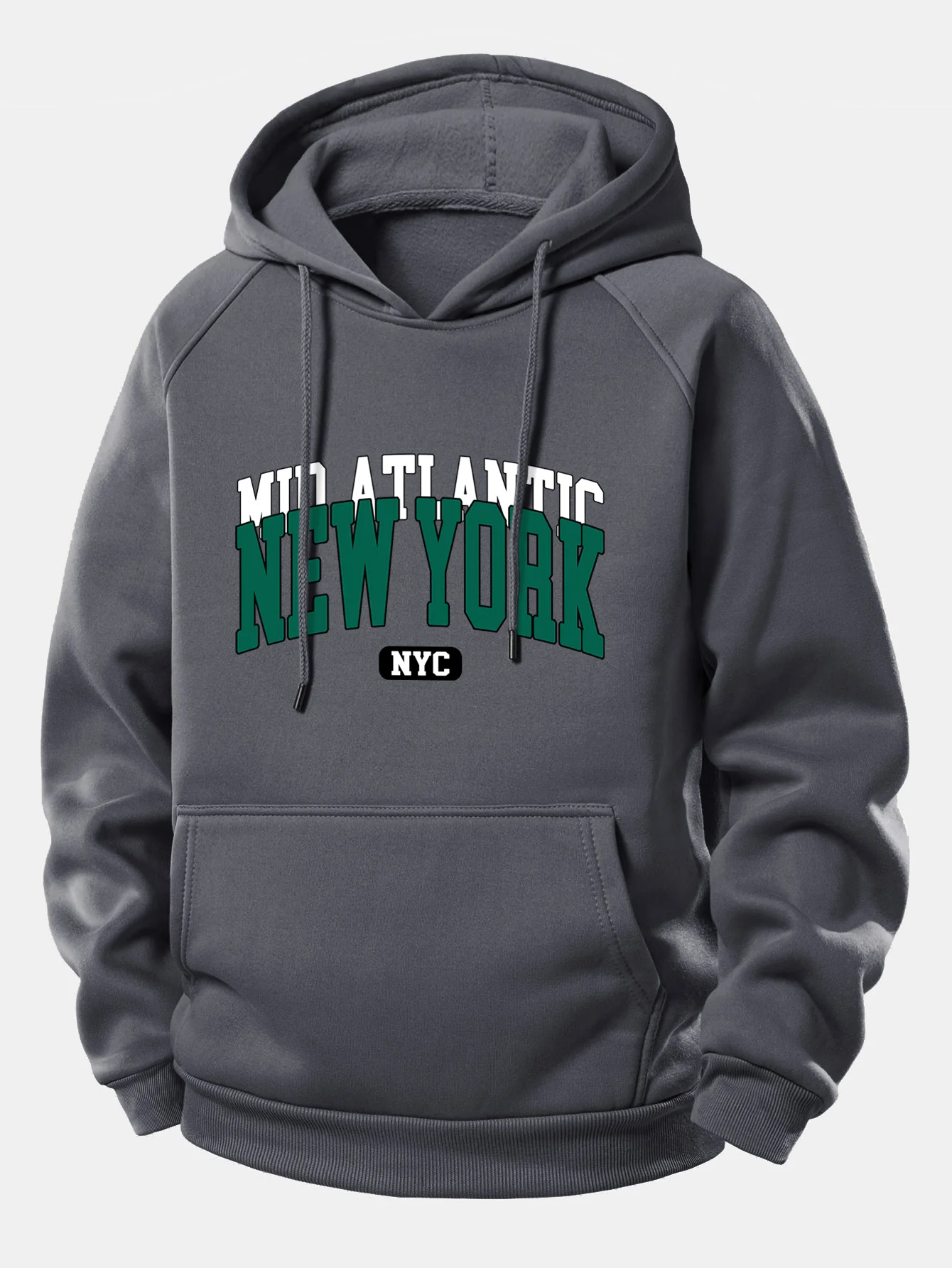 New York Druck Kordelzug Kapuzenpullover - Image 10