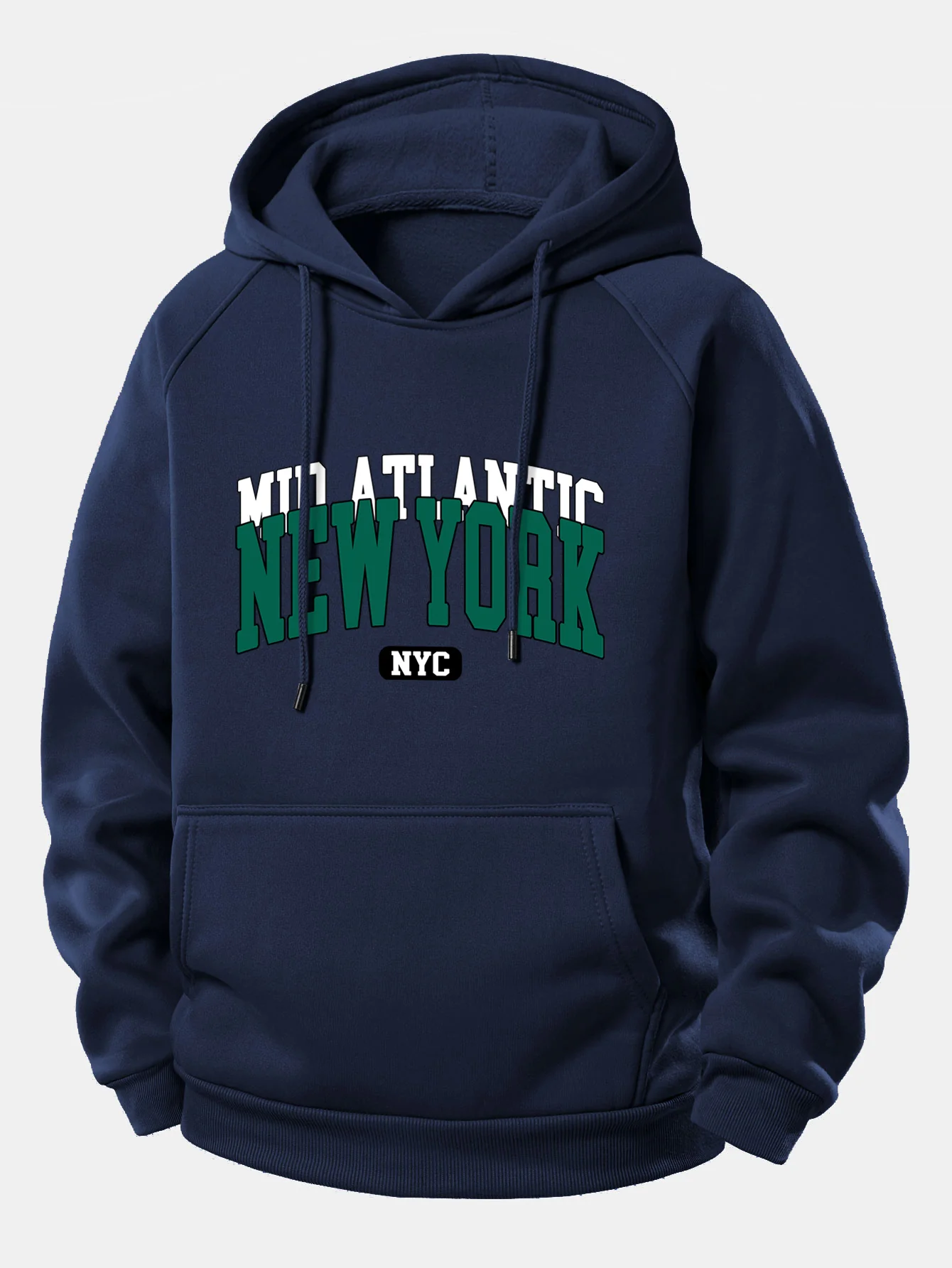 New York Druck Kordelzug Kapuzenpullover - Image 11