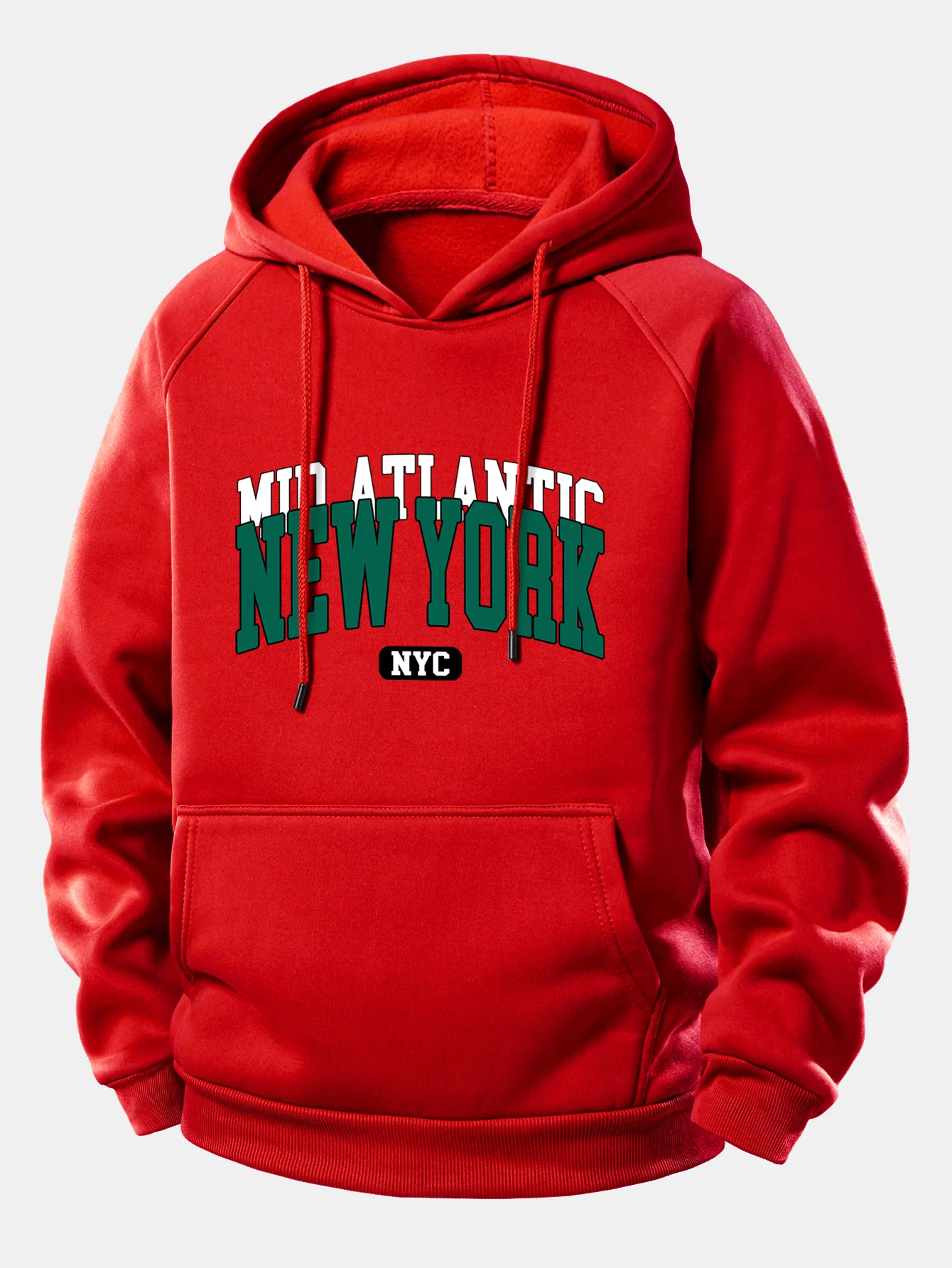 New York Druck Kordelzug Kapuzenpullover - Image 13