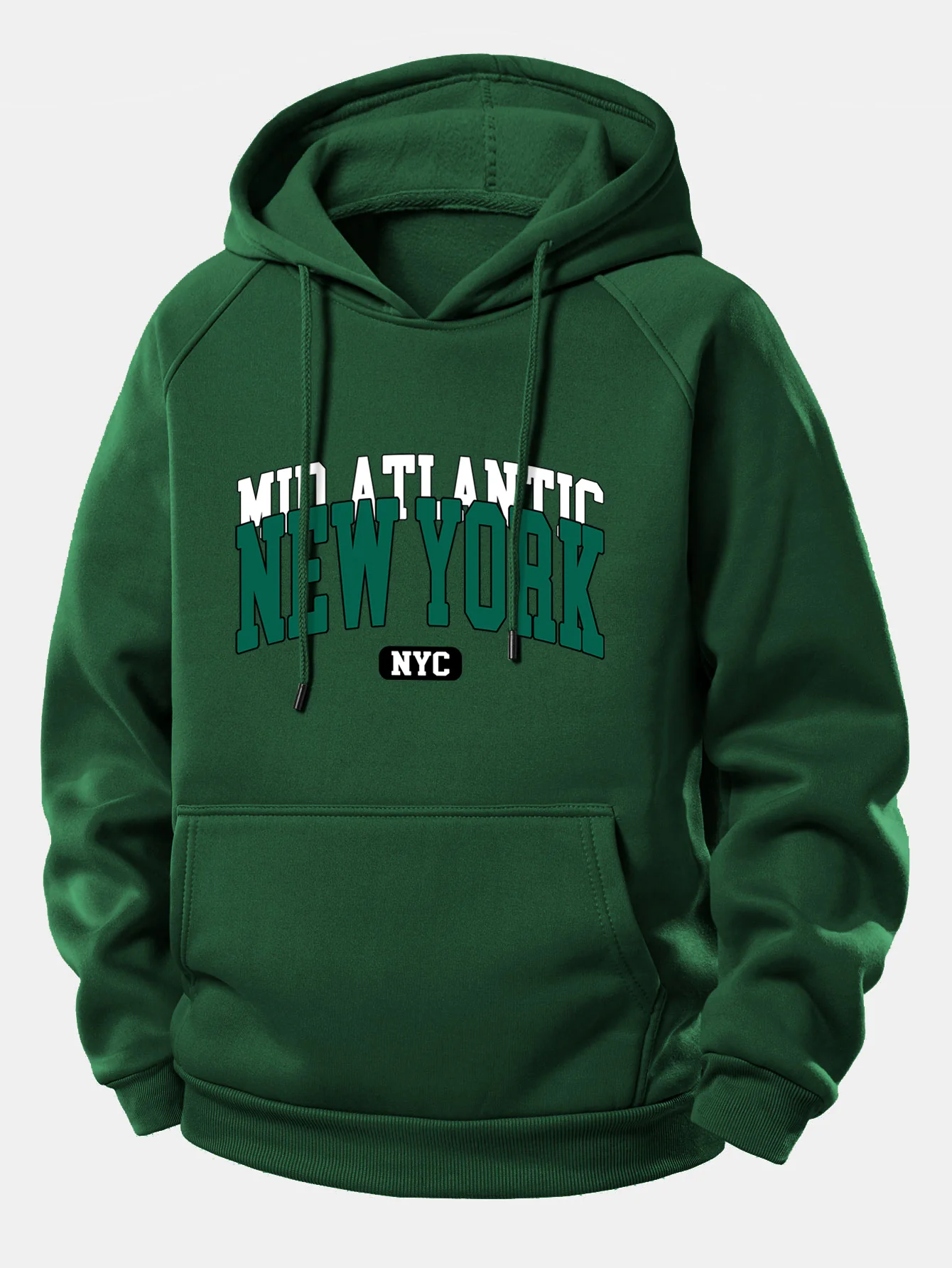 New York Druck Kordelzug Kapuzenpullover - Image 6