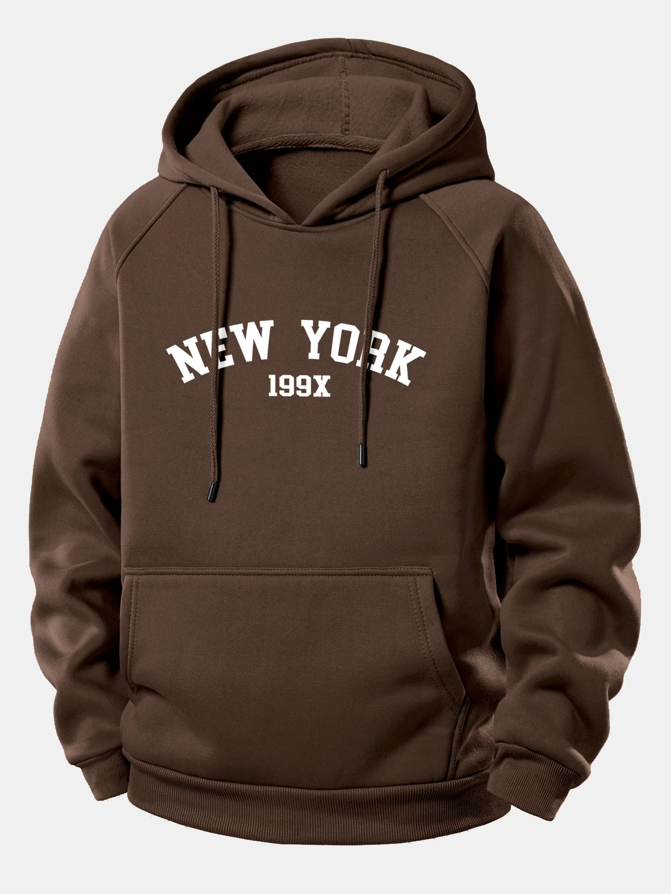 New York Druck Kordelzug Kapuzenpullover