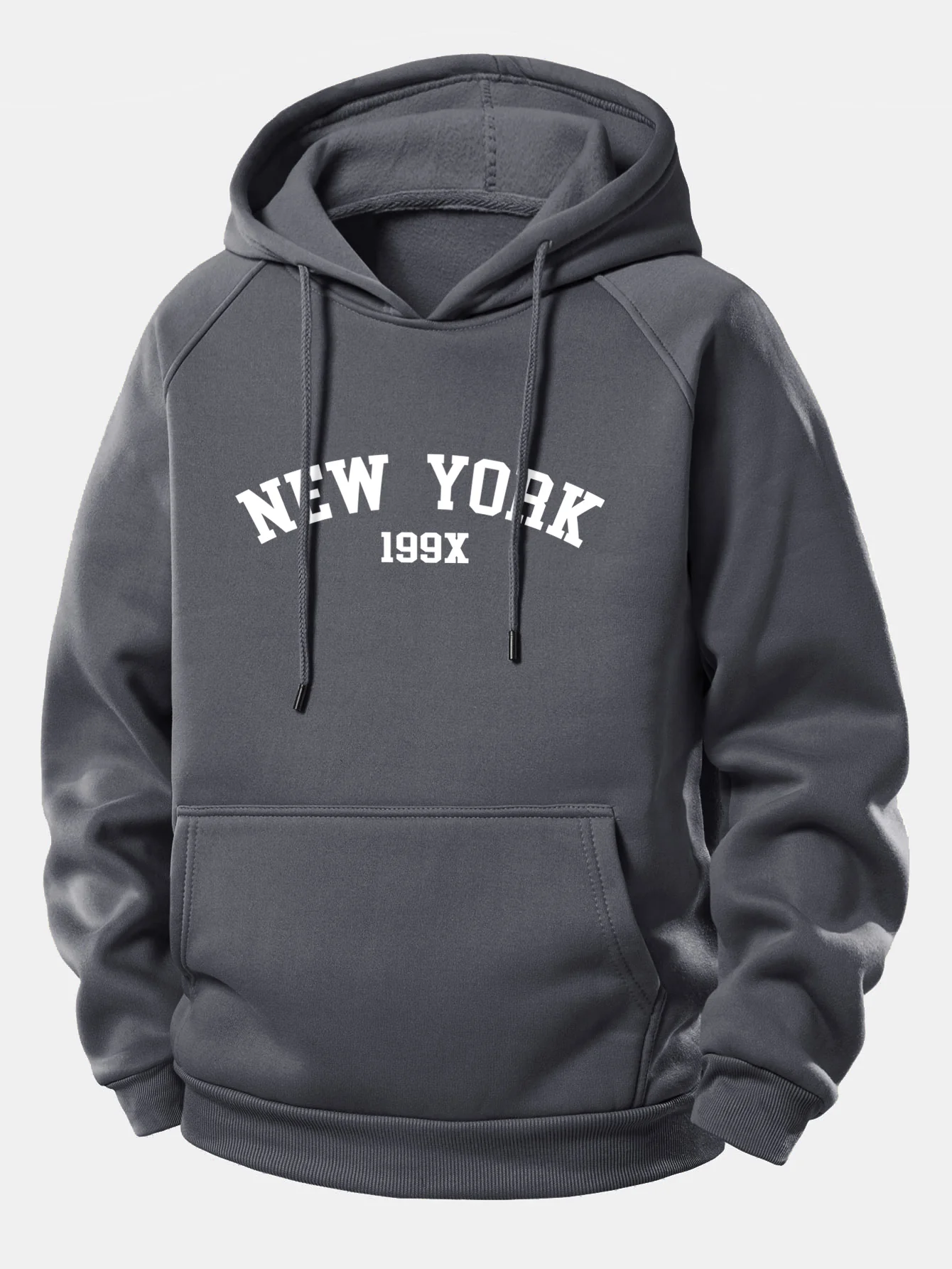 New York Druck Kordelzug Kapuzenpullover - Image 11