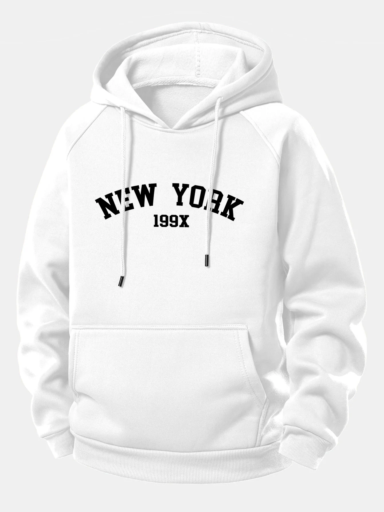 New York Druck Kordelzug Kapuzenpullover - Image 2